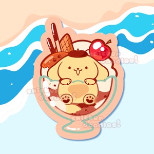 Pom Pom Sundae Sticker