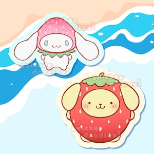 Strawberry Critters Stickers