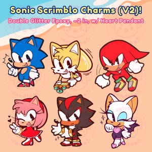 RESERVA // Charms Scrimblo Sonic (V2)