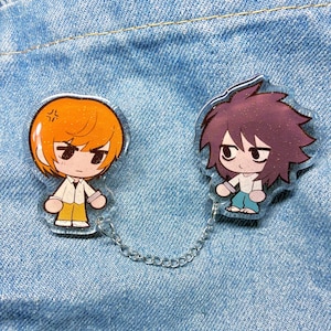 D E A T H N Acrylic Pin Set Linked