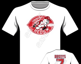 personalized reds t shirt