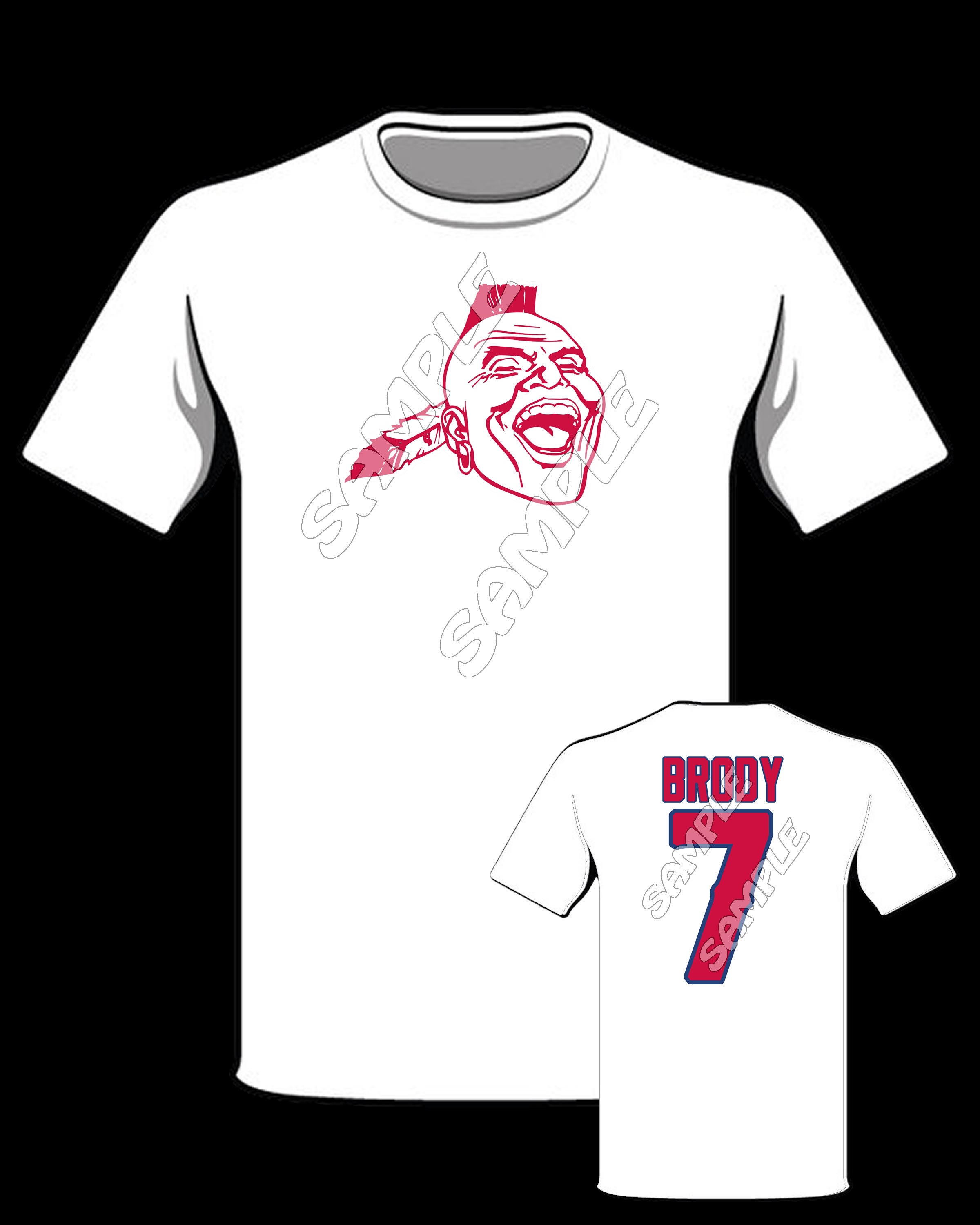 white braves t shirt
