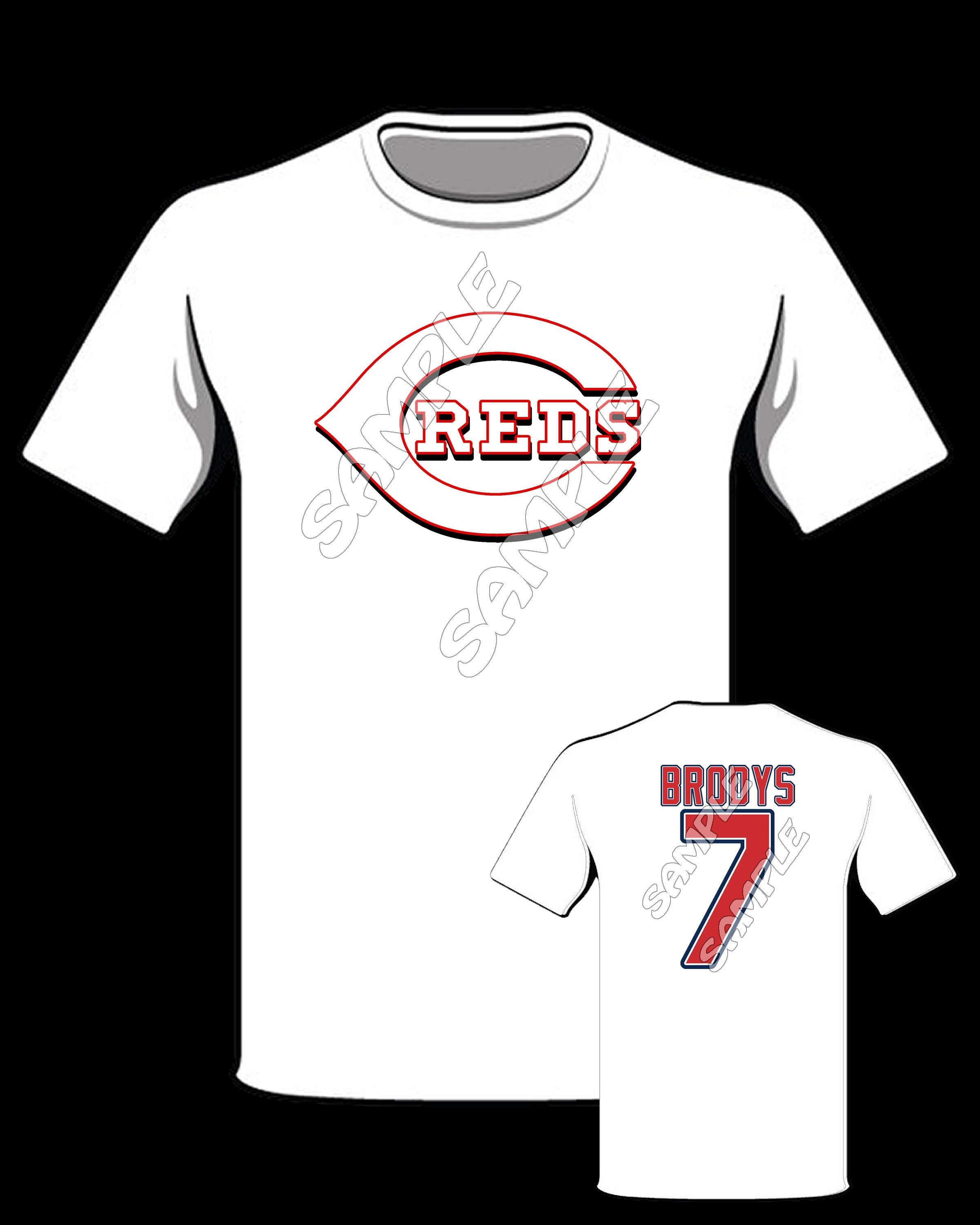 personalized reds t shirt