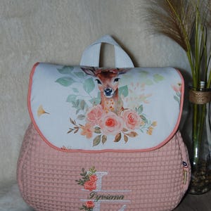 Sac à dos enfant personnalisé/sac personnalisé/sac maternelle/sac à dos prénom brodé/sac enfant/sac cartable/sac école/sac à dos molletonné