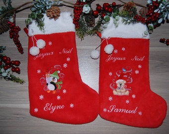 Chaussettes de Noël personnalisées