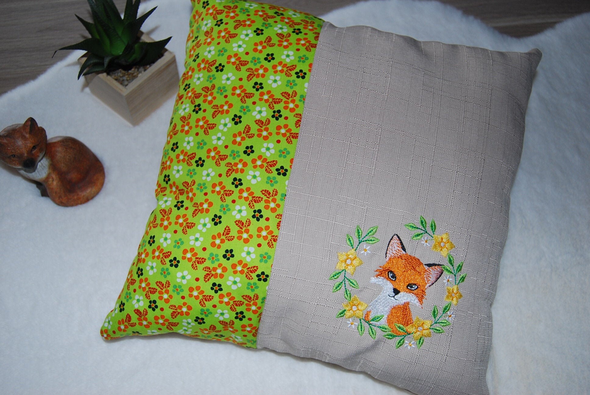 Coussin Renard