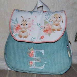 Sac à dos enfant personnalisé/sac personnalisé/sac maternelle/sac à dos prénom brodé/sac enfant/sac cartable/sac école/sac à dos molletonné