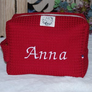 Toiletry bag, personalized baby toiletry bag, embroidered bag, personalized birth gift, Valentine&#39;s Day gift