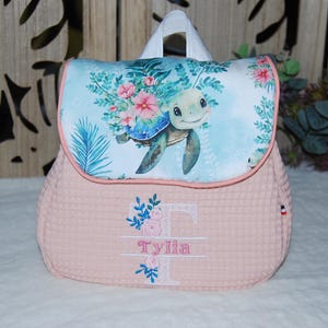 Personalized children&#39;s backpack/personalized bag/kindergarten bag/embroidered first name backpack/children&#39;s bag/schoolbag/school bag/fleece backpack