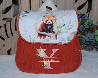 Personalized children's backpack/personalized bag/preschool bag/backpack with embroidered name/children's bag/school bag/school bag/padded backpack