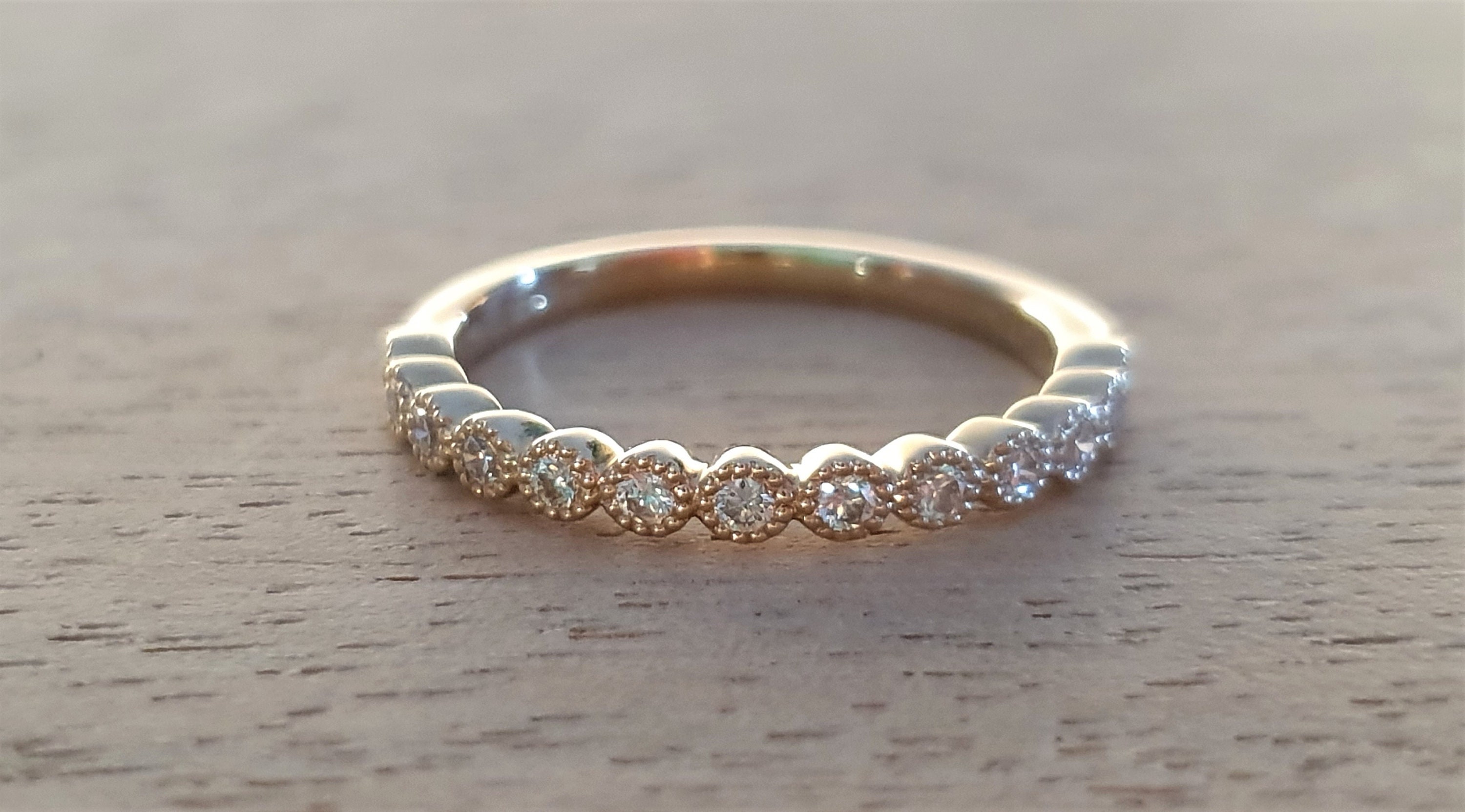 1/10CT ORIGINALE ORECCHINI A LOBO CON DIAMANTE ORO BIANCO - Foto 12