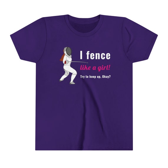 Fencing Girl T-Shirt Fencing Girl T-Shirt