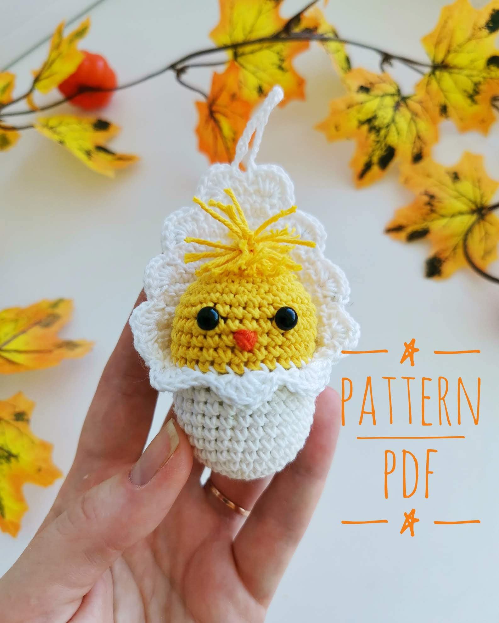 Easter chick Crochet Pattern PDF Amigurumi Etsy