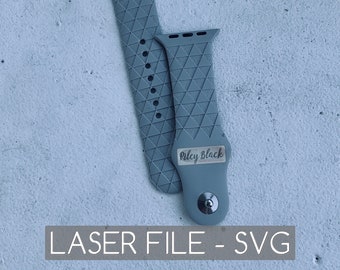 DIGITALE DOWNLOAD Hand-drawn Geometrische Driehoek Watchband Bestand, svg, Watch Band Design, Laser gegraveerd, geometrisch patroon