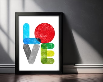 Impressão LOVE