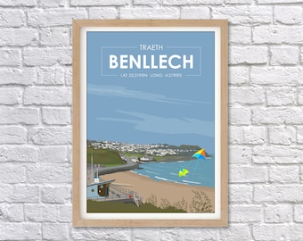 Benllech A3 print