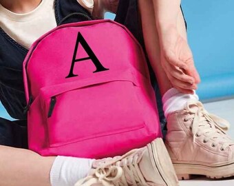 Personalised Children&#39;s Backpack Bag | 7 Colours Available | School Nursery Bag | Children&#39;s Gift