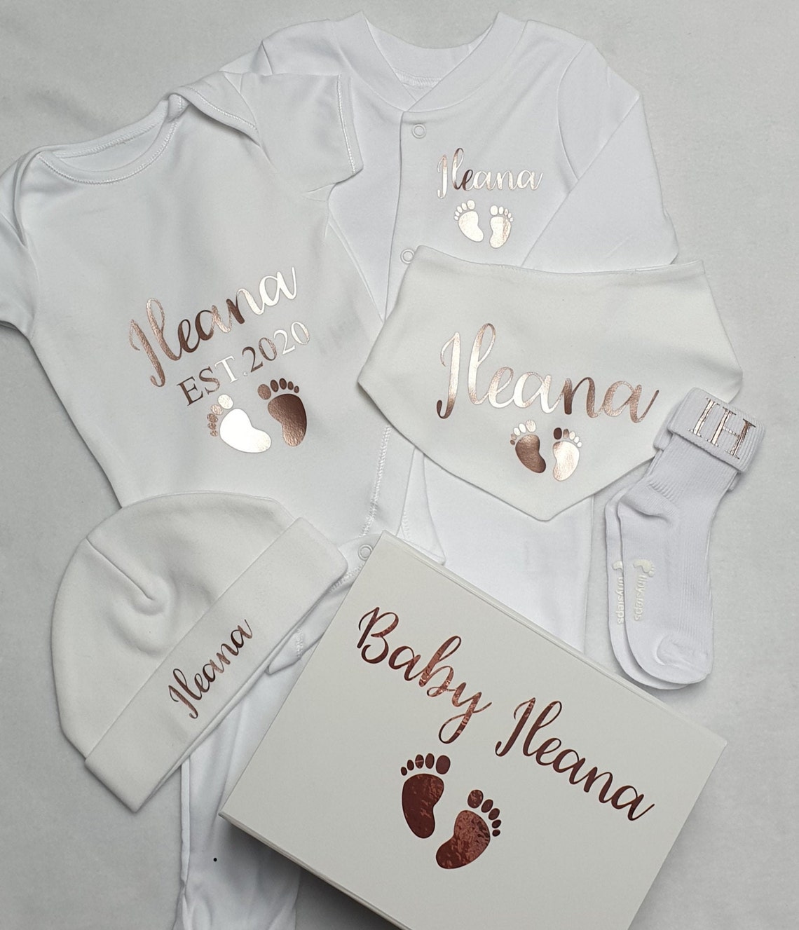 Personalised Newborn Gift Hamper / Baby Keepsake Luxury Gift | Etsy UK