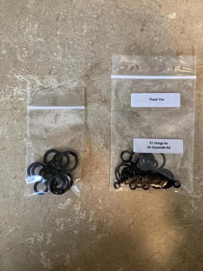 O-rings for Rebuilding Airguns BB Pellet Rifles and Pistols, (51) O ...