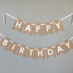 Kraft Happy Birthday Banner