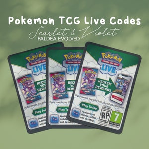 Scarlet & Violet - Pokemon TCGL Codes