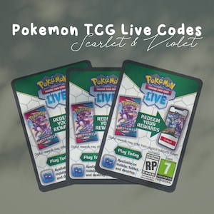 ポケモン TCG ライブ カード コード: スカーレットとバイオレット | ポケモン TCG コード | スカーレットとバイオレット