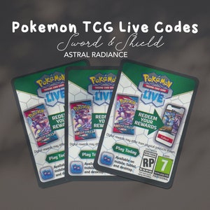 Pokemon TCG Live-kaartcode: Sword and Shield | Pokemon TCG-code | Astrale uitstraling