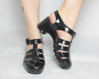 jelly platform heels