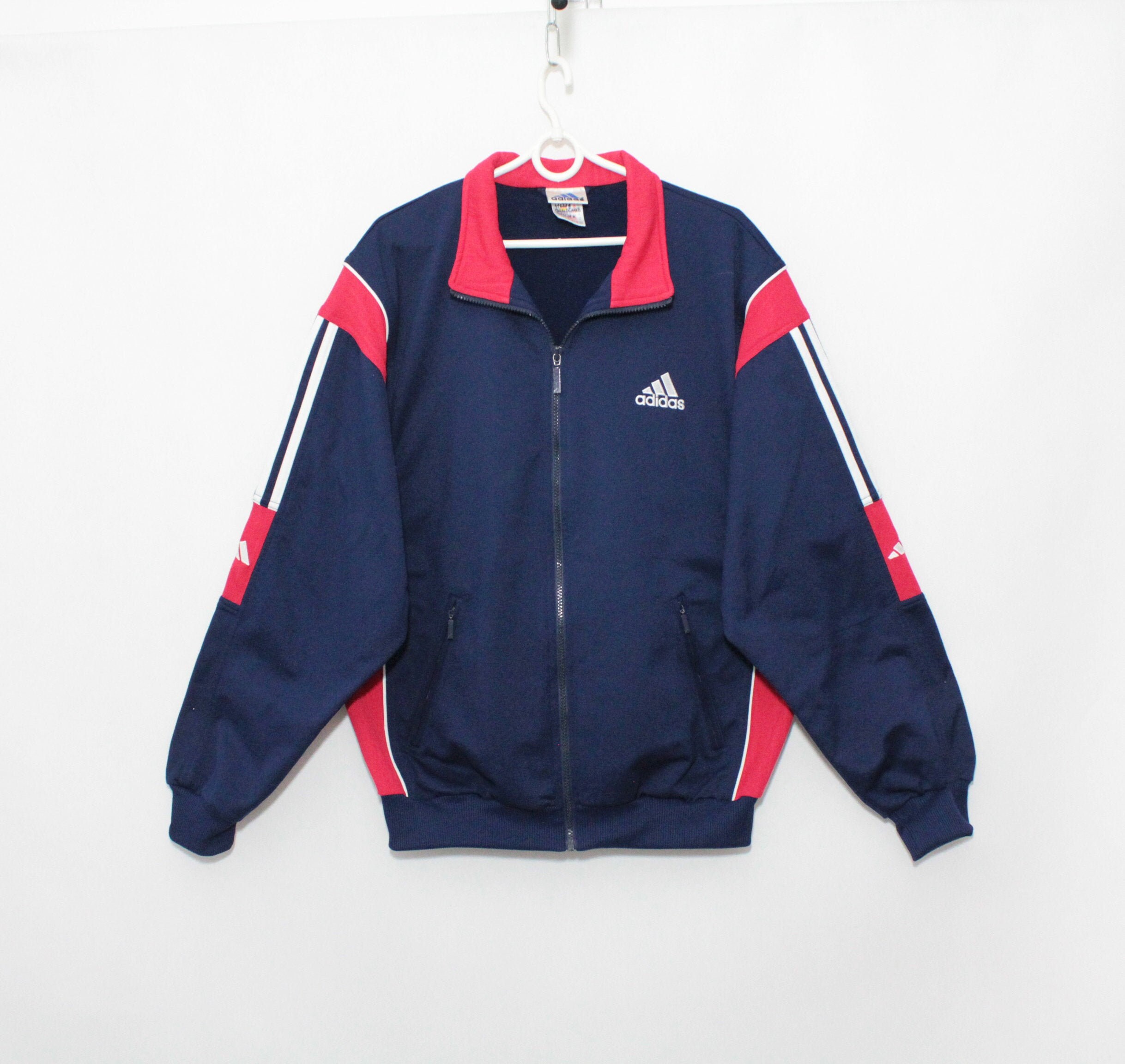 Vintage 90s ADIDAS Navy Blue Track Suit Top Tracksuit Jacket - Etsy