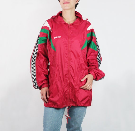 nylon shell windbreaker
