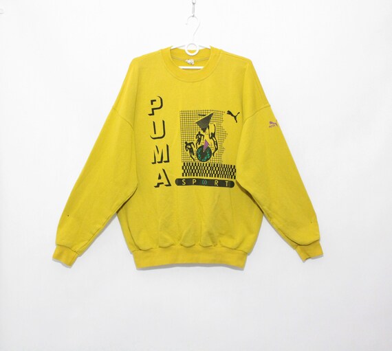 puma yellow jumper
