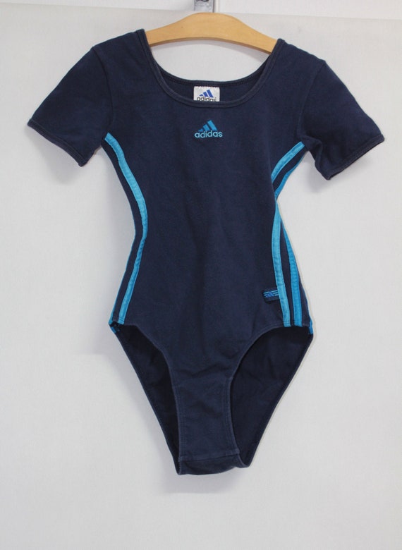 adidas blue bodysuit