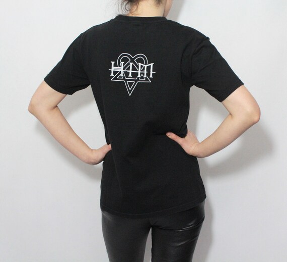 Vintage 90s HIM Ville Valo Back Front Print Rock T Shirt Top - Etsy