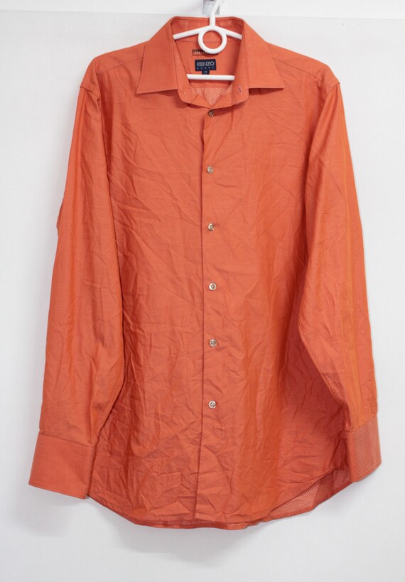 kenzo orange shirt