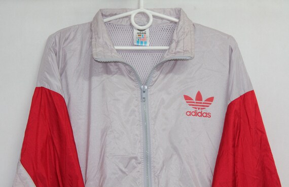 Vintage 90s Adidas Pink Red Zip up 