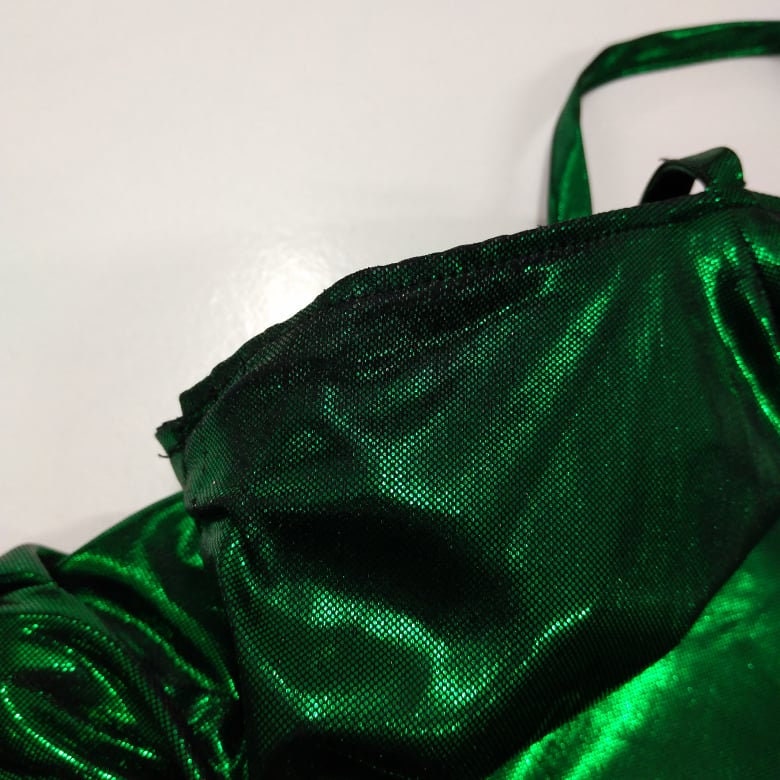 Vintage 80s Shiny Metallic Glossy Green Prom Cocktail Party | Etsy