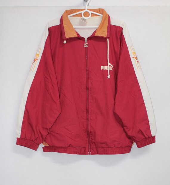 red puma coat