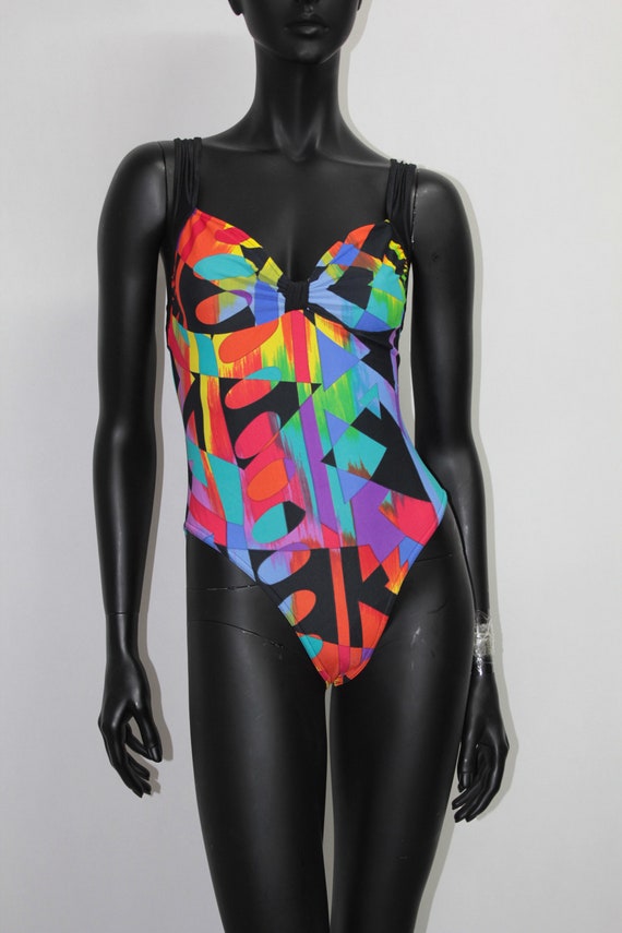 80s neon leotard