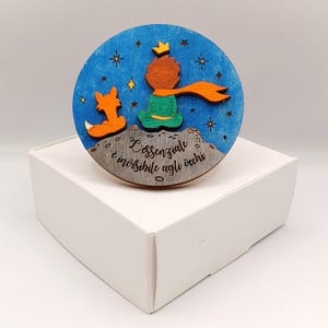 Bomboniere Piccolo Principe in legno artigianali. Bomboniere Battesimo, Comunione, Cresima, Nascita. Bomboniere Personalizzate