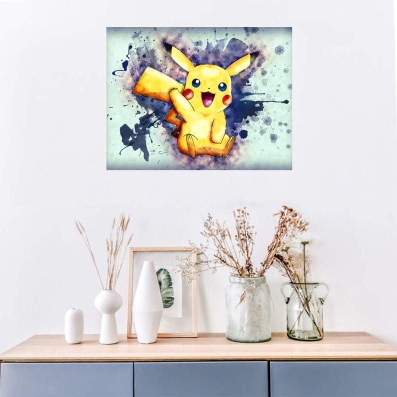 Pokemon Diamond Painting Pikachu Watercolors Full Drill 5D Cartoon Mosaic  Embroidery Art Kit Rhinestones DIY Home Decor