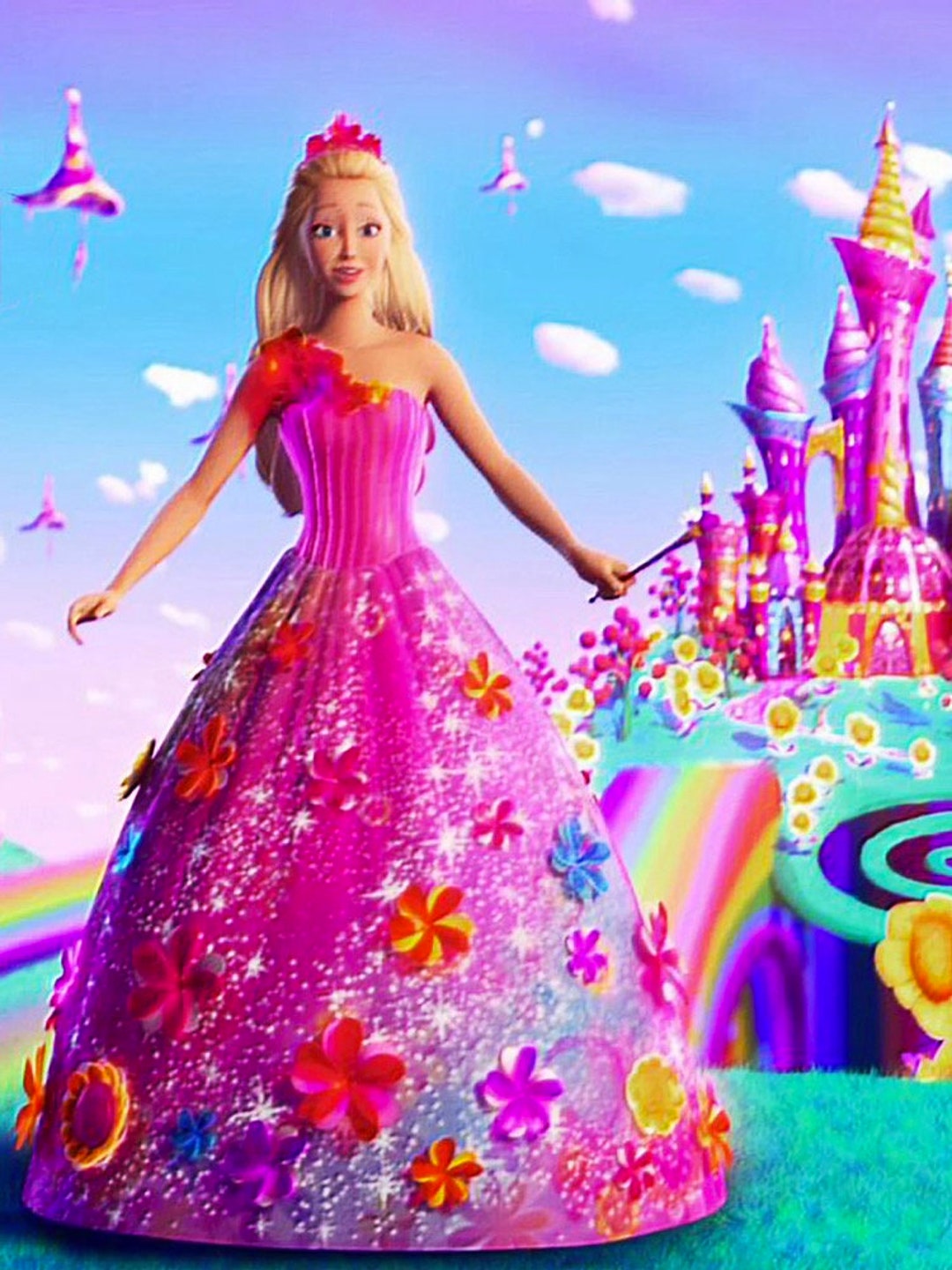 Pink Princess Diamond Painting Kit For Kids, Crystal Rhinestone Resin  Diamonds