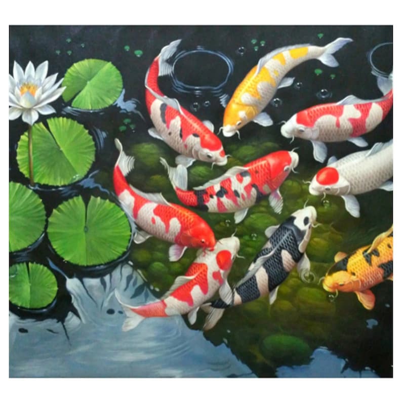 diamond painting koi