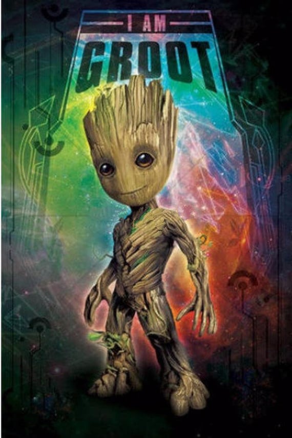 5D DIY Diamond Painting Movie Character Groot Drill Stick to Paint Home  Decor Painting Embroidery Cross-stitch Gifts 