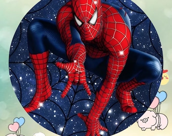 Spiderman Photography Backdrop: Superhero Birthday Party Photo Booth