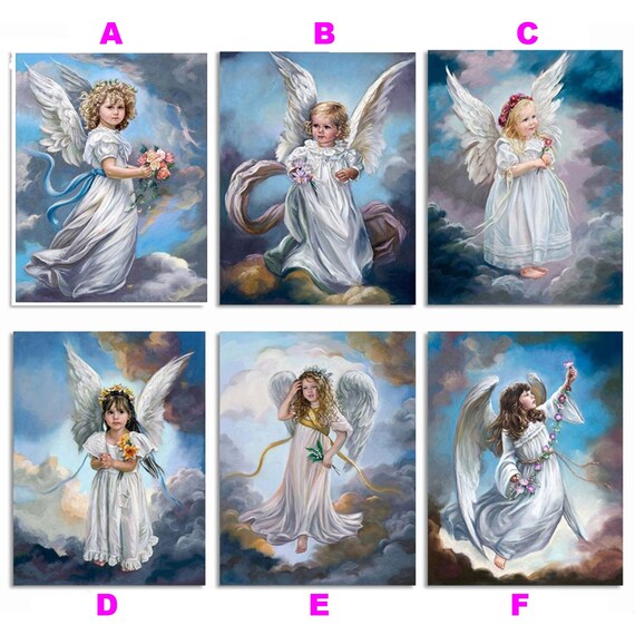 5D DIY Full Drill Diamond Painting Angel Embroidery Mosaic Craft Kit Decor ➺ 5D DIY Full Drill Diamond Painting Angel Embroidery Mosaic Craft Kit Decor ➺