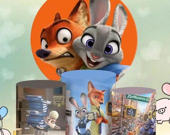Zootopia Hintergrund: Judy und Nick, Geburtstagsparty, Babyparty