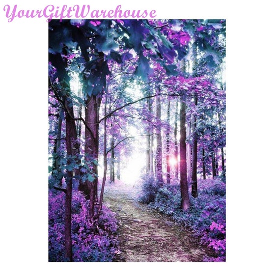 Diamond Painting Full Set Forest Path At Night Craft Cross Stitch Kits Decor Diamond Painting Full Set Forest Path At Night Craft Cross Stitch Kits Decor