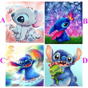 Disney Cartoon Stitch Diamond Painting Lilo&Stitch Series Round