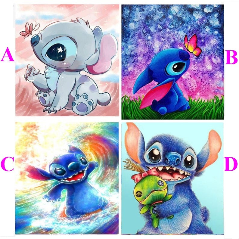 Stitch And Angel Characters – Diamond Paintings