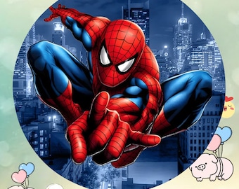 Spiderman Photography Backdrop: Superhero Birthday Party Photo Booth